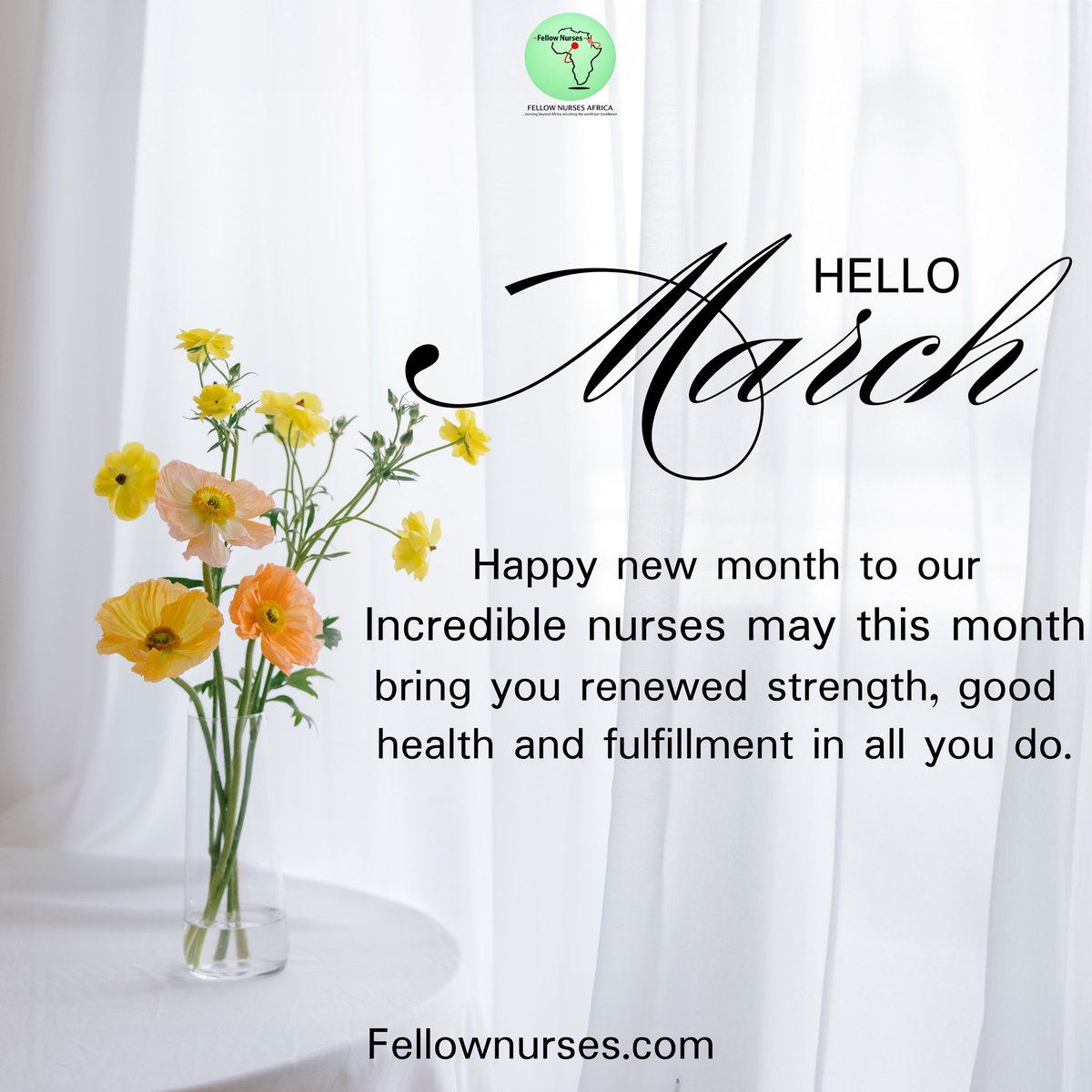 FellowNurses1's tweet photo. Happy New Month to our incredible nurses! 🩺💙
May this month bring you renewed strength, good health, and fulfillment in all you do.
#HappyNewMonth #WelcomeMarch #NursesRock #HealthcareHeroes #NurseLife
https://t.co/PwwdGgTJwL https://t.co/MqwqVPYNhs
