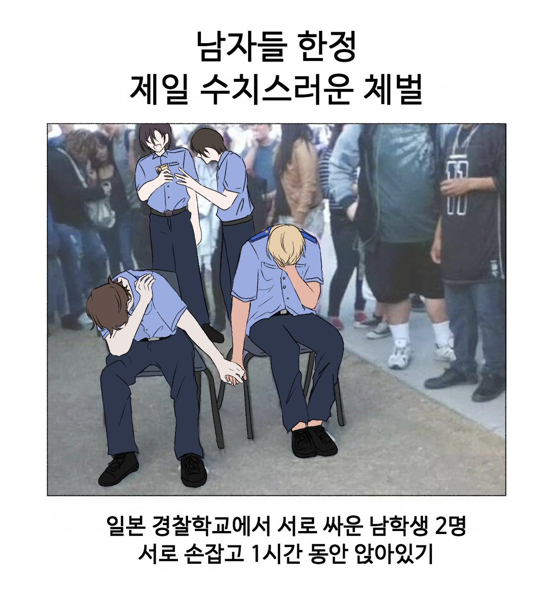 경찰학교식 체벌