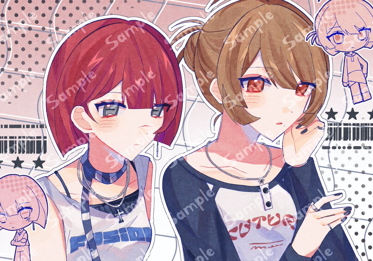 1shikarinabe's tweet photo. 企画でお渡ししたものとskebです！ありがとうございました🌸 https://t.co/K9ICl27pSl