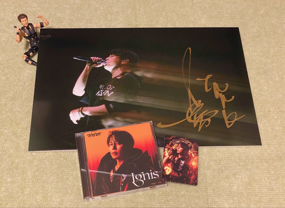 西川さんのサイン入りパネルがなんと当たってしまいました！ びっくり