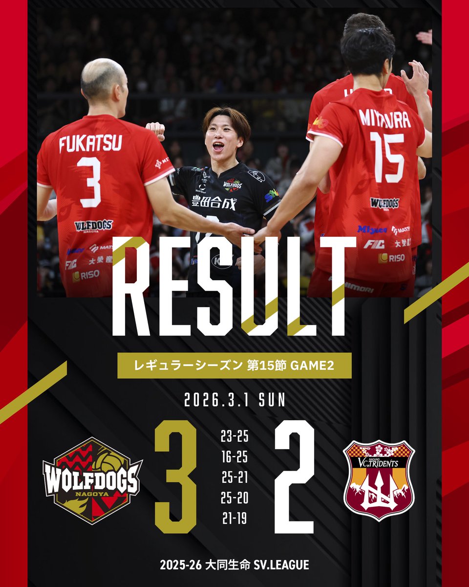 ウルフドッグス名古屋 (@Wolfdogs_NAGOYA) / Posts / X