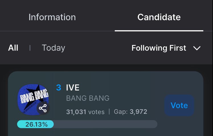 divestream_'s tweet photo. 🗳️ON-GOING MUSIC BANK VOTING 

DIVEs please vote for 'Bang Bang' via Fancast App

🗓️until 03/04 11:00AM KST 
📲 Use Multiple Accounts to vote 
🎯Increase the Voting Percentage for Higher Score
(Max of 2000)

💸For Donation: @IVEfunds 

🎥Stream 'Bang Bang ' MV on Youtube https://t.co/r8idPV8Uc5