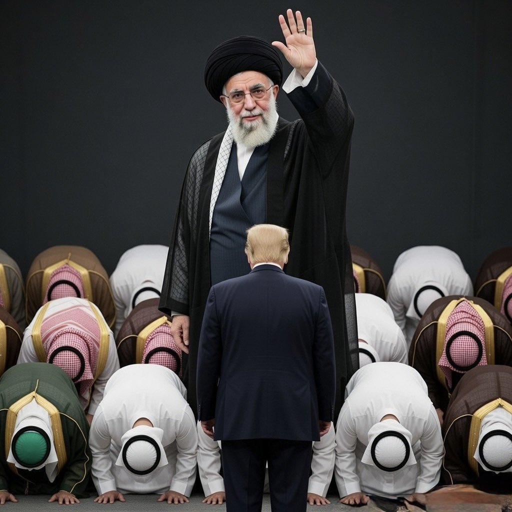 جب سارے مسلم لیڈر ٹرمپ کے آگے سجدہ ریز ہوگئے ایک بہادر لیڈر علی خامنائی ہی تُھا جس نے یزید ٹرمپ کی بیعت کے بجائے حسین کی طرح شہادت کو گلے لگا لیا