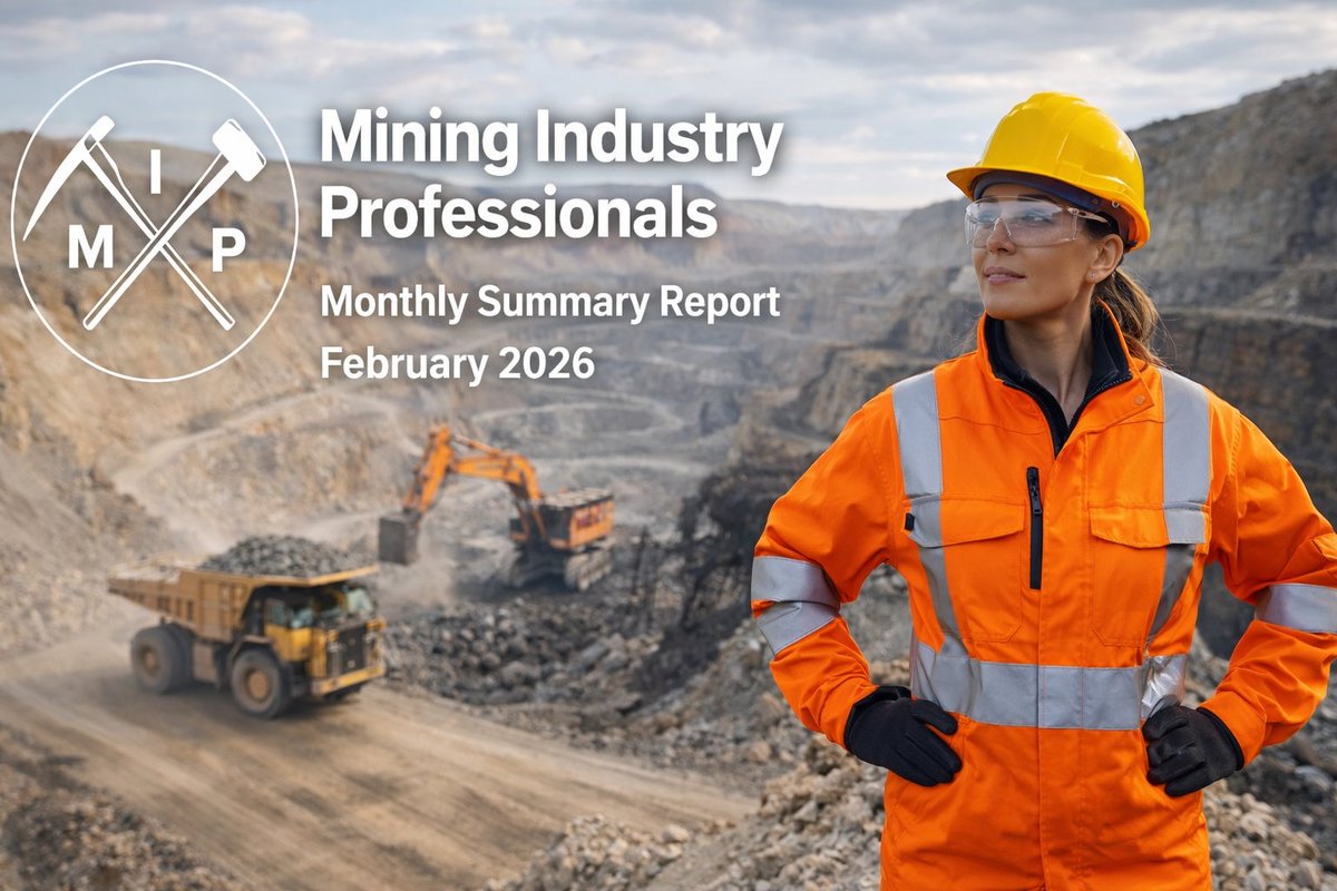 IndustryMining's tweet photo. Checking out "Mining News Summary February 2026" on Mining Industry Professionals: https://t.co/NI4eQQfKXf https://t.co/mvaZTUN5FR