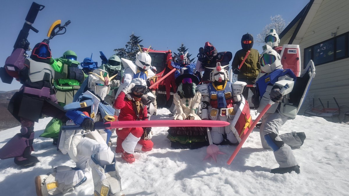 10年前から生ガンダムさんを知ってましたがなかなか出会う事が出来ず、やっと生で会えてお話が出来て嬉しかったです🎶
そしてGP隊がカッコ良すぎます😂
圧巻でした❗️