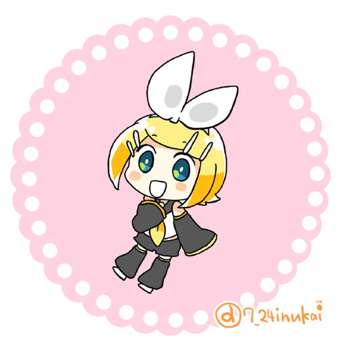 【#犬飼さんの毎日ミニキャラ】 2020年のエイプリルフール個人企画 #桜カガミネカフェで使用したミニキャラを紹介します ▼詳細はFANBOXにまとめてあります