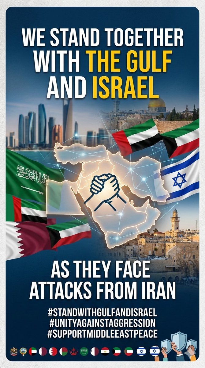VjSenan's tweet photo. Unwavering solidarity with the Gulf and Israel against the constant threats of aggression. The era of Iran’s radical Islamist regime must come to an end.

A future built on cooperation is only possible when the region is free from terrorism 

#EndTheRegime #StandWithTheGulf https://t.co/n5WpwUfhRa