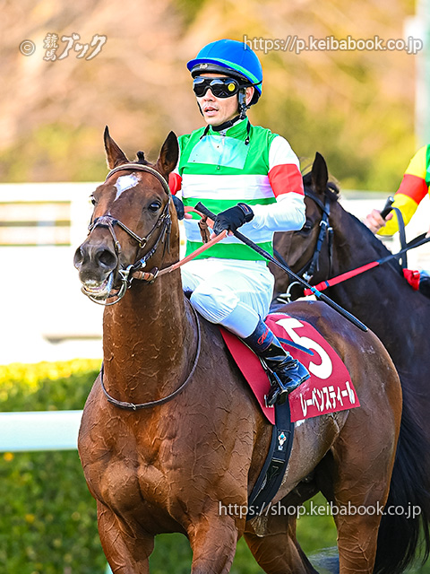 中山記念を勝ったレーベンスティールです。 間を力強く割って完勝です