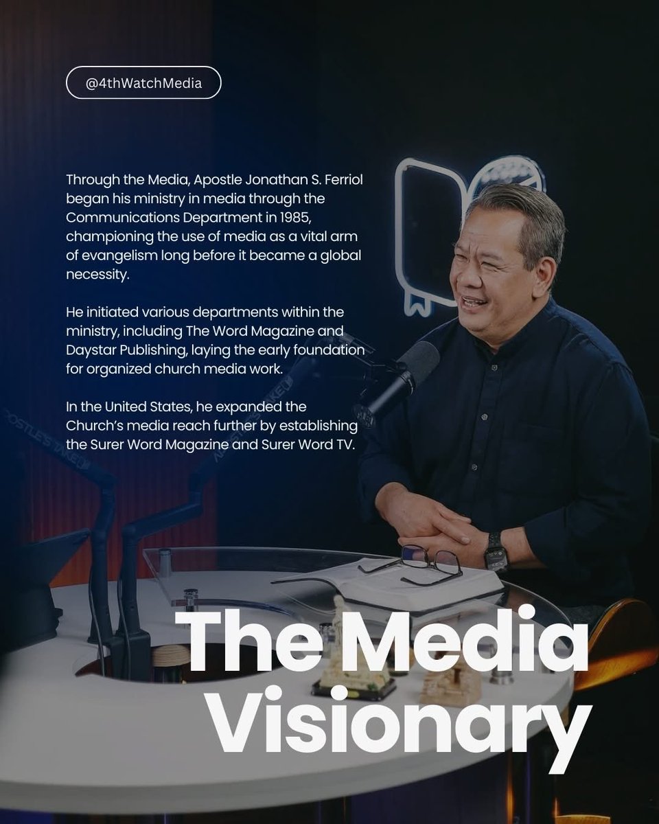 4thwatchmedia's tweet photo. As the official multimedia arm of PMCC (4th Watch), 4th Watch Media is dedicated to proclaiming the true Gospel to the nations.

Evangelizing the Lost. Edifying the Saints. 

#4thWatchMedia https://t.co/Z2ubLhnJVl
