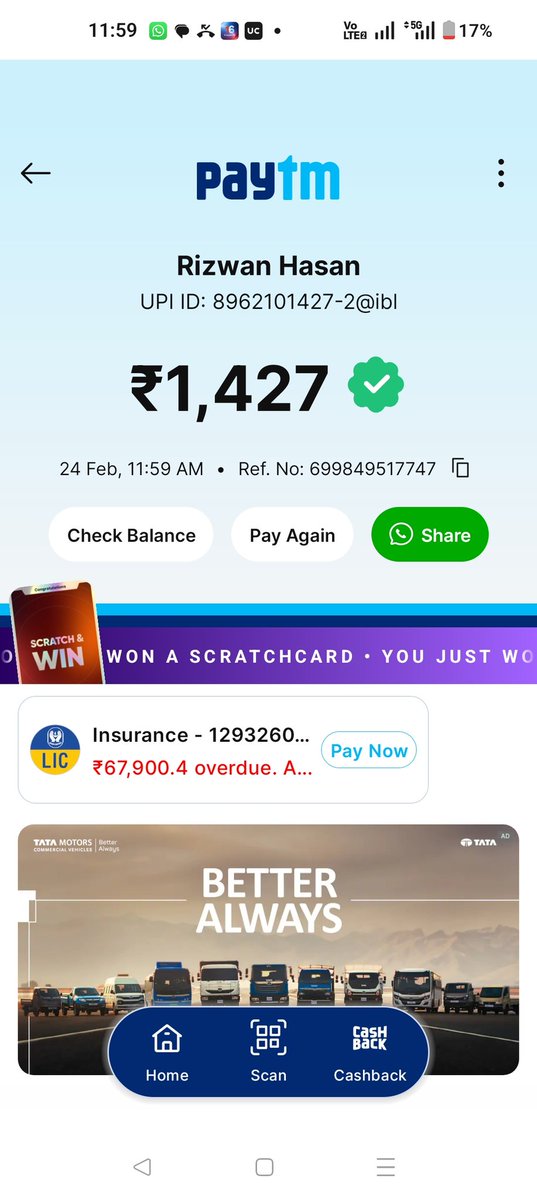 suniel09's tweet photo. @UberIN_Support https://t.co/pT7VxSPp0A