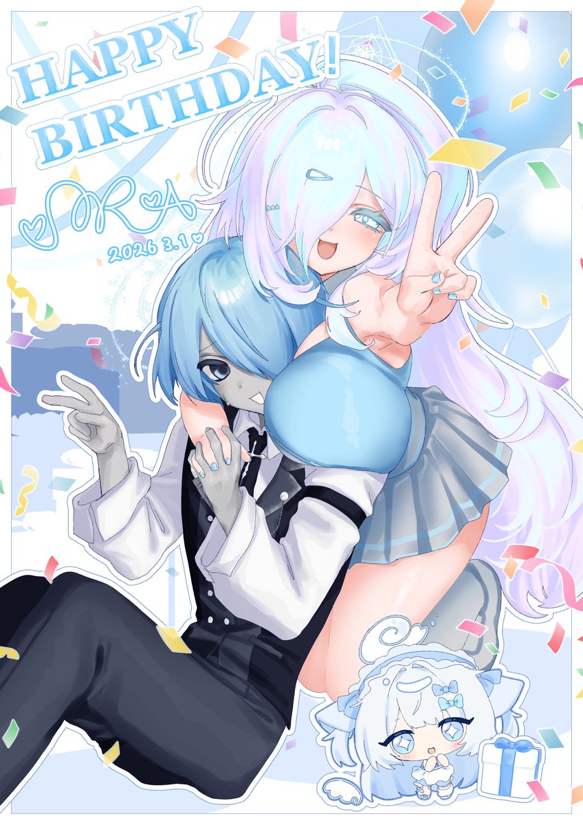 Sora10050301's tweet photo. バースデーイラストを

@kona_ta_0 さんに描いてもらいましたー！！

素敵なイラストありがとうございます🩵 https://t.co/8JrDQaEupZ