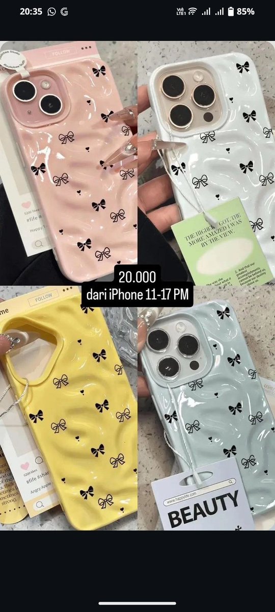 bybaobeiid's tweet photo. open jastip china🫶🏻 taobao pinduoduo xianyu. ready Medan 30 maret. bisa lewat Oren juga ya guys 

jastip china baju phone case tas sweater ganci dll https://t.co/6ebmsrb5PU