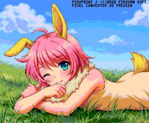 piroyan's tweet photo. MSX2のSC8と、PC-9801を追加しました。さらに、彩度変更のテストで、タイルパターンと組み合わせてSC8では苦手なグレースケールに。誤差拡散とはまた違った趣があると思います。piroPAINT 9918は九龍城顔負けの増改築状態でしたが、今回はもうちょっと賢くプログラムしたいですね。#MSX2 #PC98 #PC9801 https://t.co/XWWEFZasMI