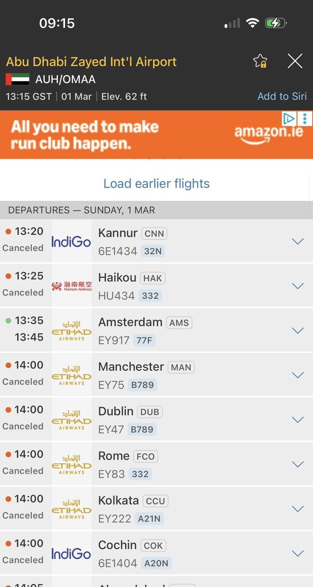 Fun getting out of UAE