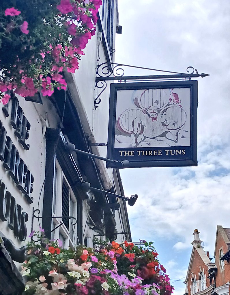 pubsignsbritain's tweet image. The Three Tuns, Coppergate, York. Grade II listed and a pub since at least 1782. #York #Pubs #PubSigns