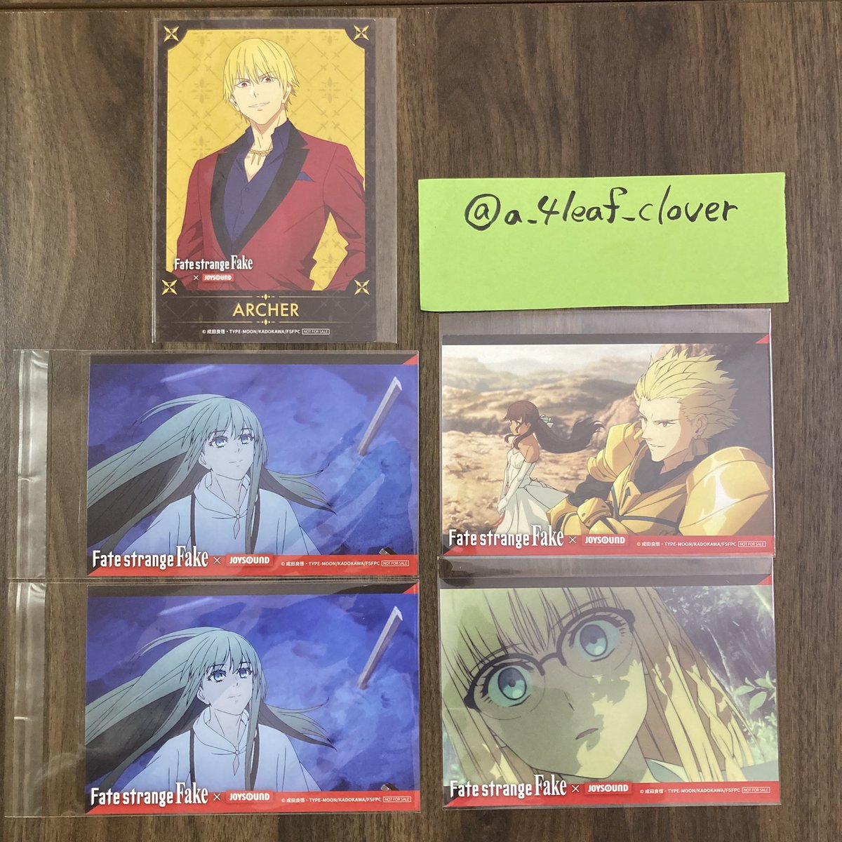 交換 Fate/strange Fake カラオケ JOYSOUND Fate strange Fake 特典