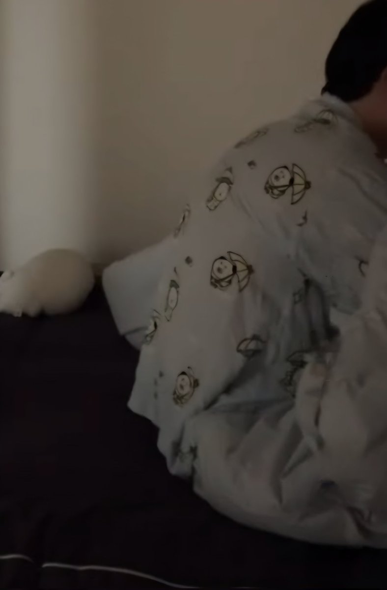 캐릭터 잠옷과 함께 그대로 큰 남자 ㅈㄴ 말도 안되게 귀여워서 주먹울음남