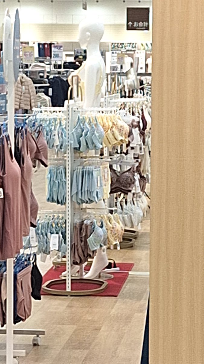 👰と姪にお買い物に付き合わされ、ここから先は中に1人でいられない🤣🤣🤣