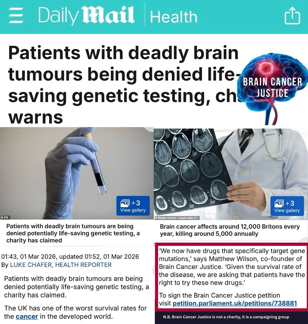 Brain Cancer Justice tweet media