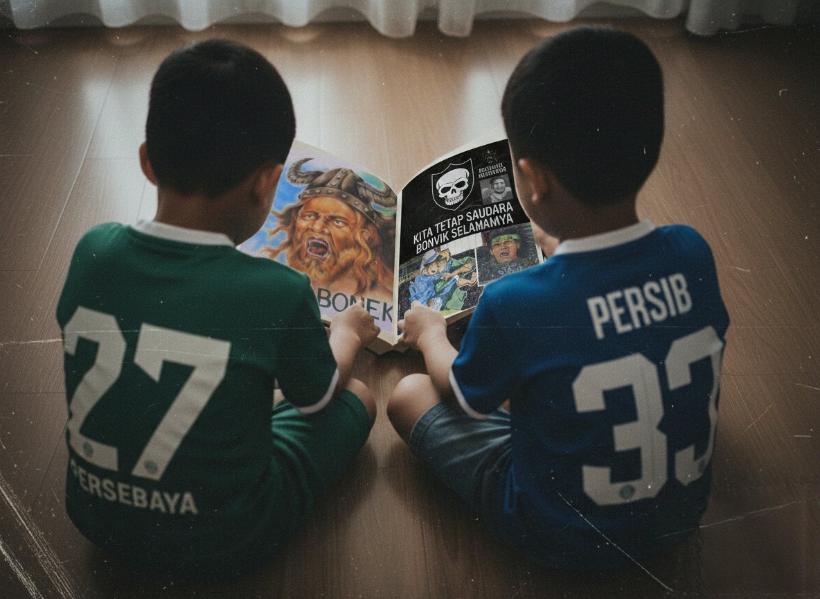 Jika kalian ingin sepakbola tanpa kekerasan "FOOTBALL FOR UNITY".
putus pertikaian itu dari generasi ini. 
Jangan kita tambah DOSA JARIYAH tentang sepak bola. 
#footballforunity #bonvik