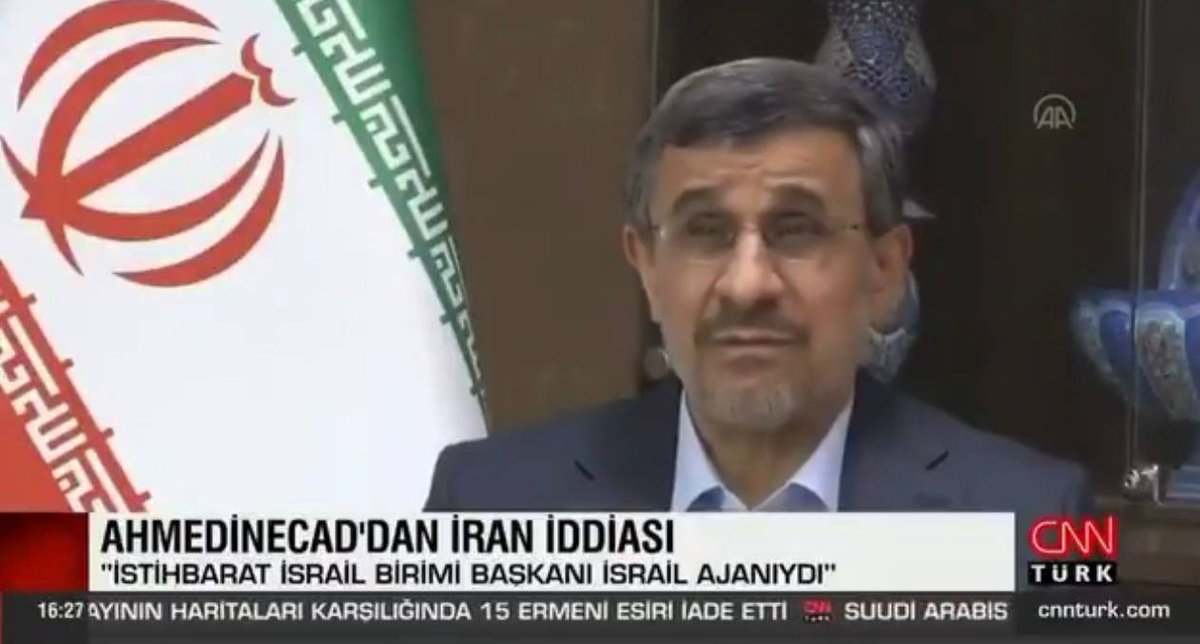 🇮🇷 Former President of Iran, Mahmoud Ahmadinejad:

📌 “Iran’s intelligence service created a special unit tasked with identifying Mossad agents operating inside Iran. However, it later turned out that the head of this very unit was himself a Mossad operative, along with 20 other