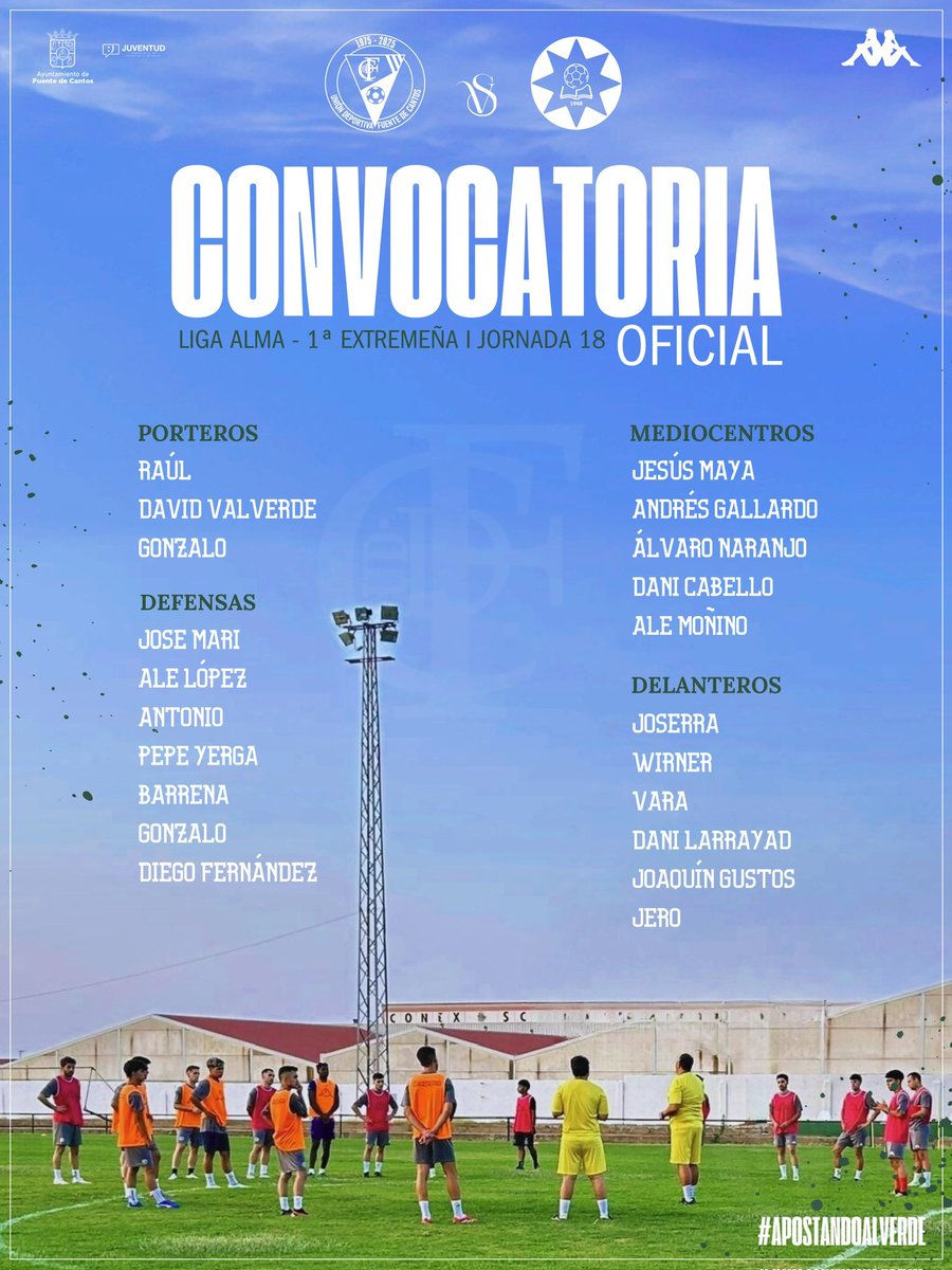 #CONVOCATORIA

📋 Lista de convocados para el partido de hoy!

#ApostandoAlVerde