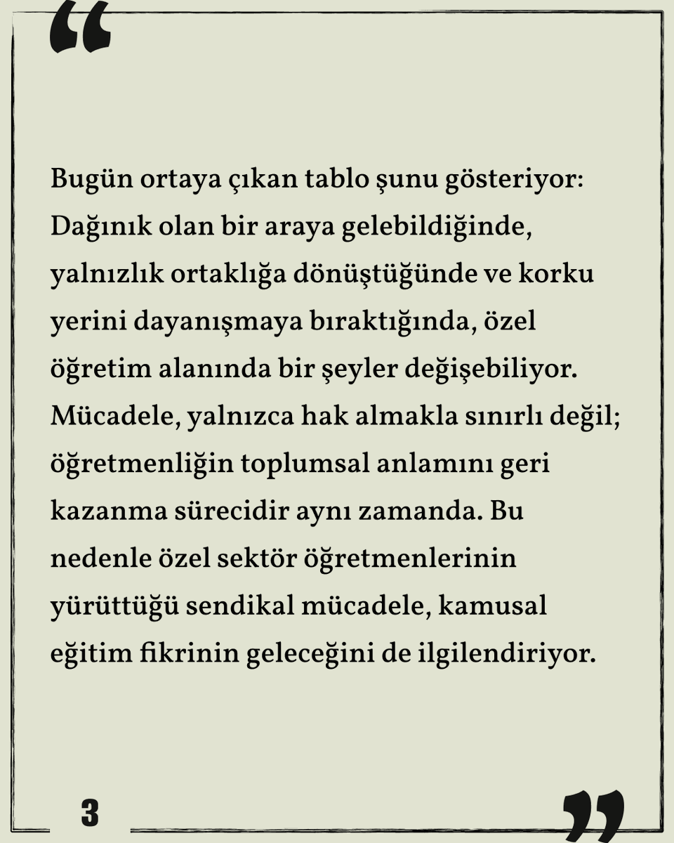 El Yazmaları - Yazmalar
İpek Karenfil (<a href="/ipekkaranfil1/">İpek Karanfil</a>) yazdı: Sınıflardan Güvencesizliğe: Özel Sektörde Öğretmen Olmak

elyazmalari.com/2026/03/01/sin…