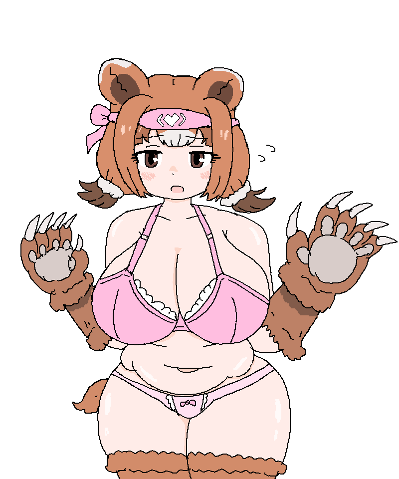 両手に熊掌装着は凶悪過ぎる
でもコヒマちゃんはかわいい 