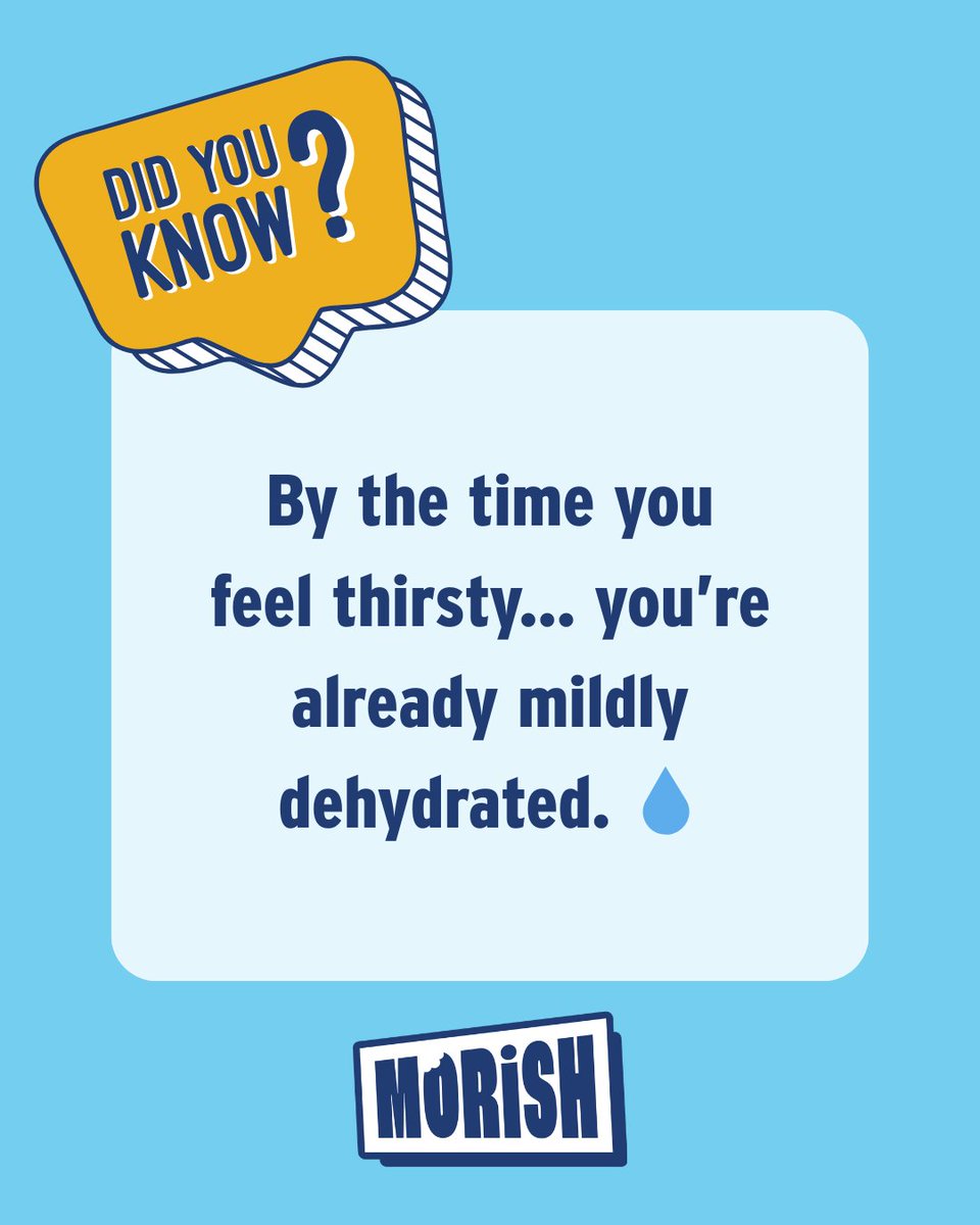 MorishSnacks's tweet image. It’s Nutrition &amp;amp; Hydration Week and we’re here with a friendly reminder: water first, snack second.

So tell us… how many glasses have you had today? Be honest 👀👇 💧 

morishsnacks.co.uk

#healthysnacking