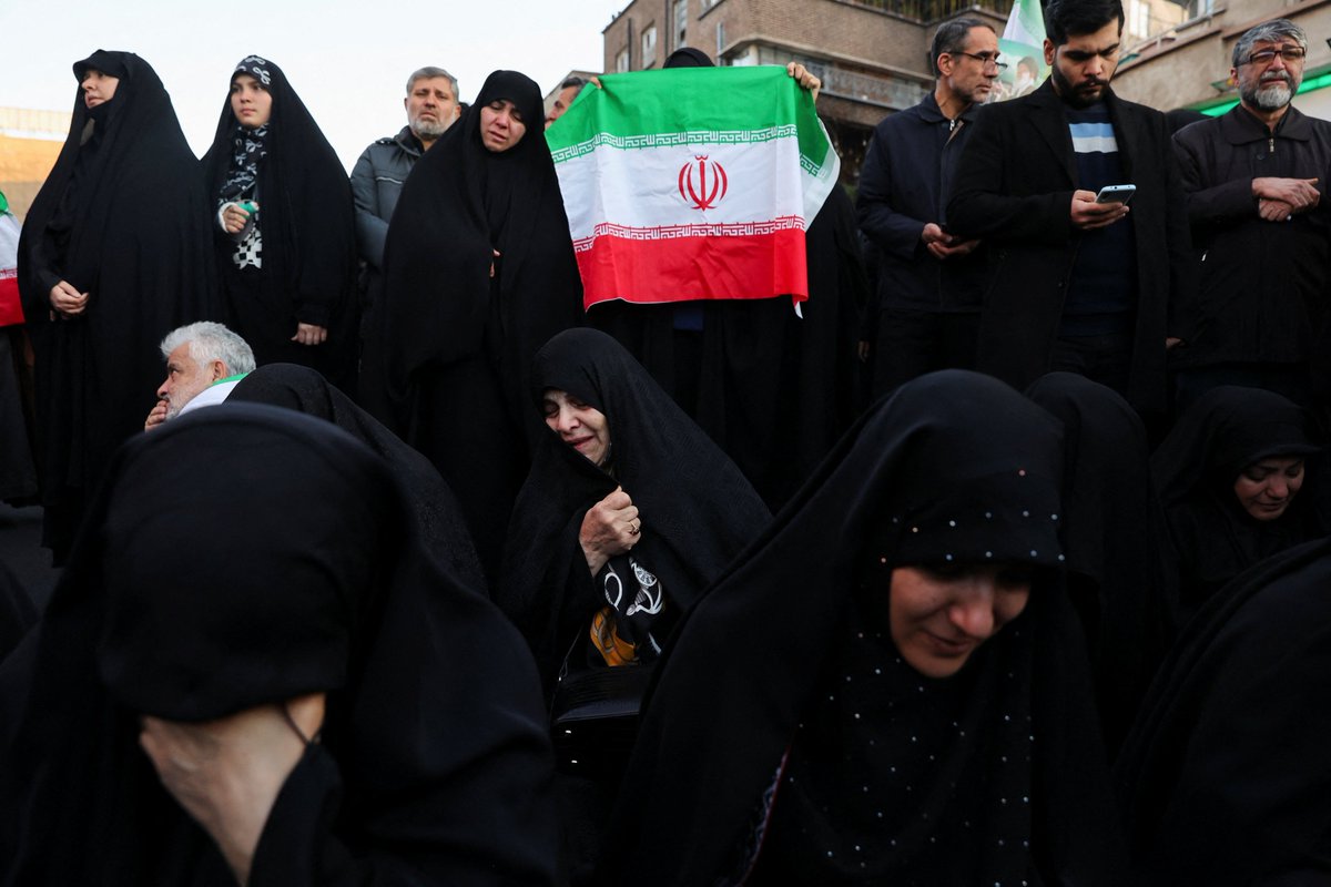 Iranian state-controlled media has now published photos from inside the country showing people mourning Khamenei's...