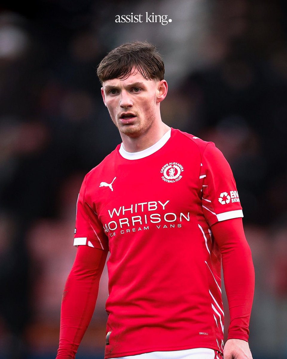 crewealexfc's tweet photo. 🅰️👑

@tommi_oreilly becomes the first player to hit double figures for assists in @SkyBetLeagueTwo 💫

#CreweAlex https://t.co/8DcconDnTp