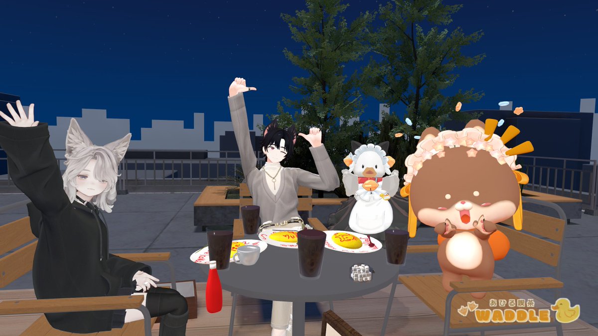 kisson2525's tweet photo. #あひる喫茶Waddle
久し振りのあひる喫茶！！！
みんなも喜んでくれてたら嬉しいなぁ https://t.co/vN6bWRjE2p