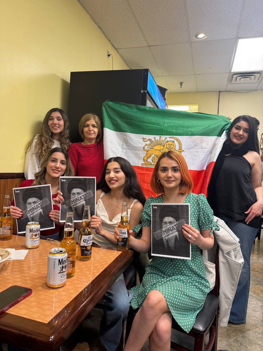 ما هم آزاد شدیم♥️🇮🇷