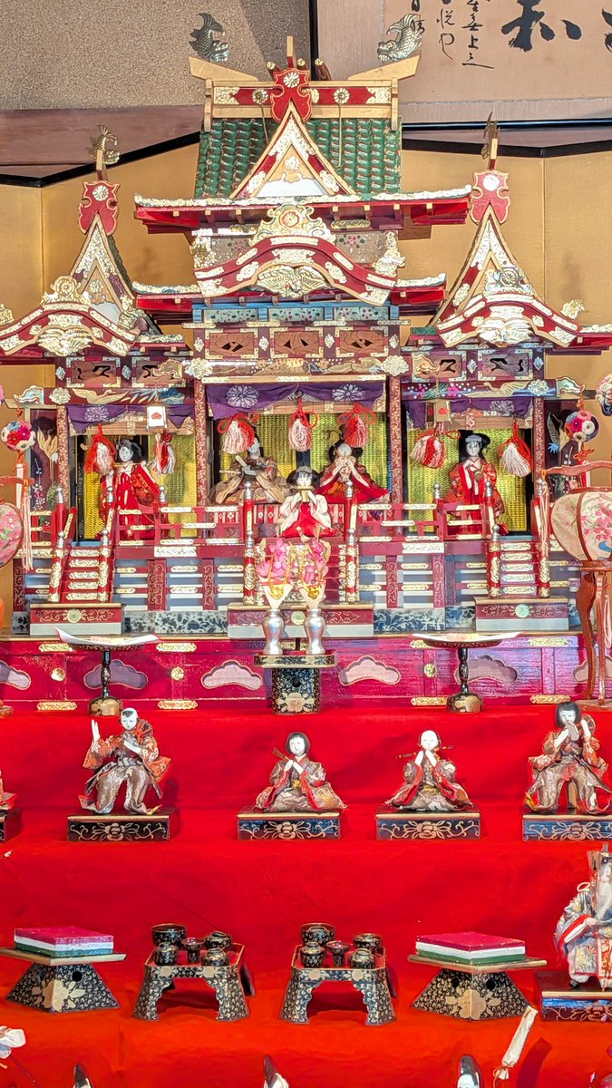 明治～昭和初期、江戸時代のお雛様もあって素晴らしかった！ 昔の