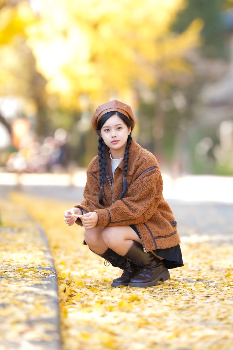 ななサク撮影会 『銀杏GIRLZ』 ～大阪城公園～ モデル•*¨*•.¸¸♬︎ い