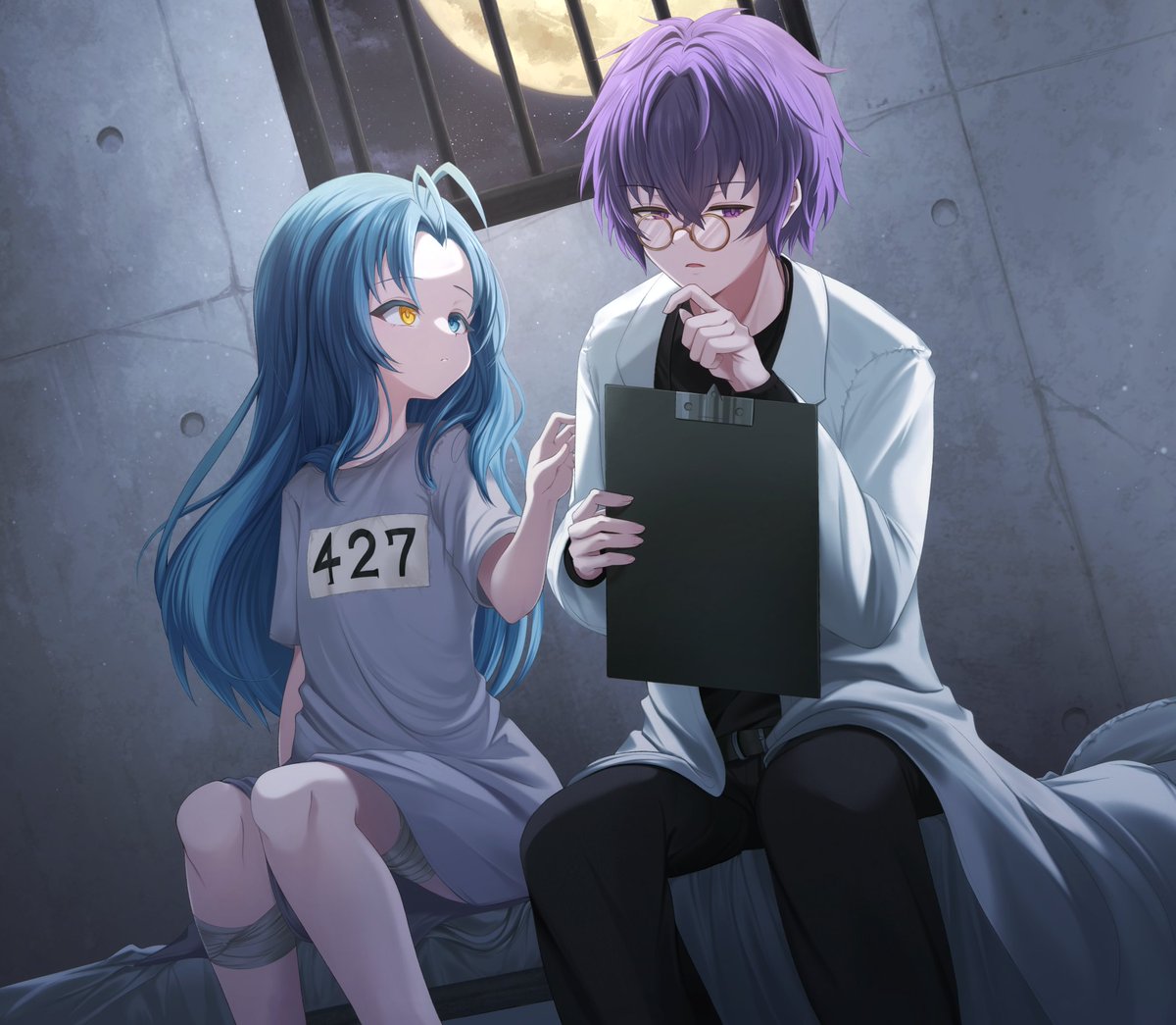 黎月様からのご依頼で、こちらのイラストを描かせていただきました！！
ご依頼ありがとうございました！！！