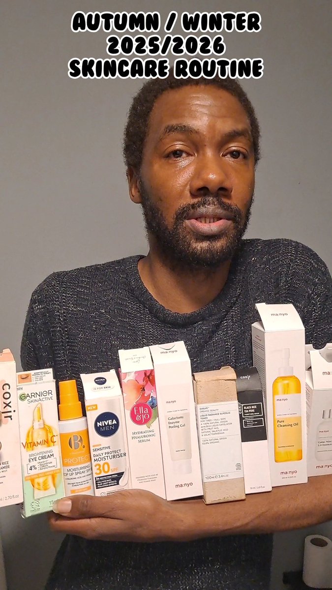 CHASEJLONDON's tweet image. Autumn / Winter 2025–2026 Skincare Routine

As the weather gets colder, I focus on hydration, barrier strength, and keeping my skin balanced without over-stripping.

Links available via Amazon &amp;amp; YesStyle

youtube.com/shorts/xMprMR-…

#AutumnSkincare #WinterRoutine #BlackSkinCare