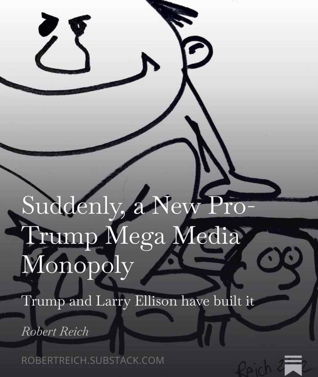 sarfeld's tweet image. Another sledgehammer to the first amendment.

open.substack.com/pub/robertreic… @RBReich #firstamendment #Trump #CNN