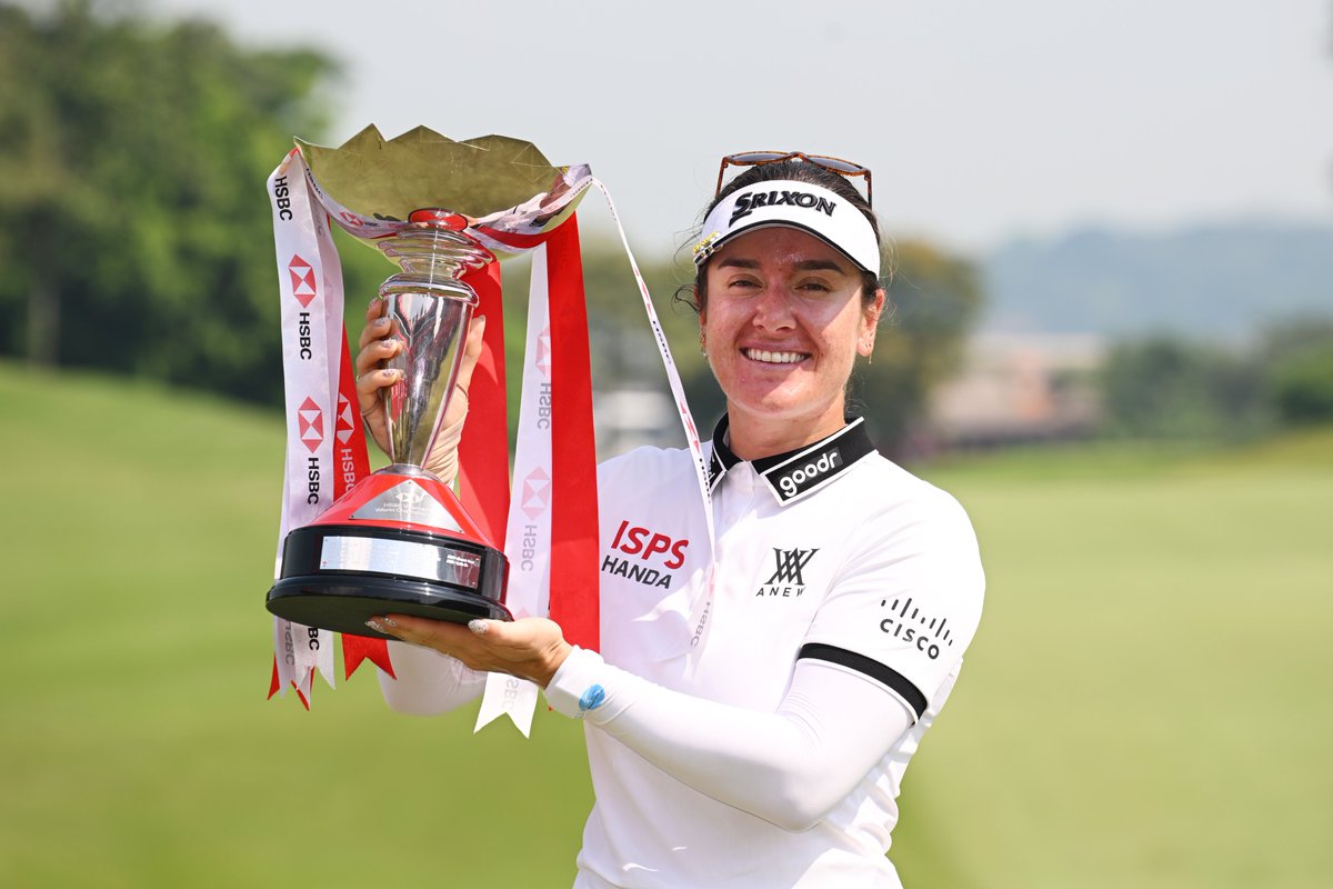 WPGATour's tweet photo. Hannah Green is now a two-time champion in Singapore 🏆🏆 https://t.co/dL5zt9IHNt