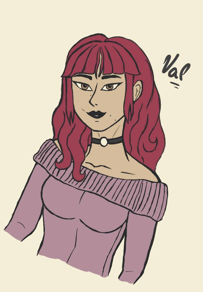 the flaming rose of gotham 🌹 #oc #ocart