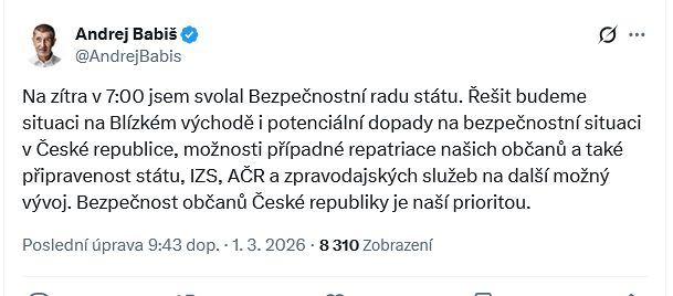 Vláda Andreje Babiše, snížila jako jediný stát v NATO  peníze na obranu a tím ohrozila všechny obyvatelé ČR, proč? Tady je odpověď, Babiš si přihrál pár miliard k sobě do Agrofertu a je vydíratelný od části proruských členů vlády, protože imunita. 
<a href="/AndrejBabis/">Andrej Babiš</a>  je hrozba pro ČR!