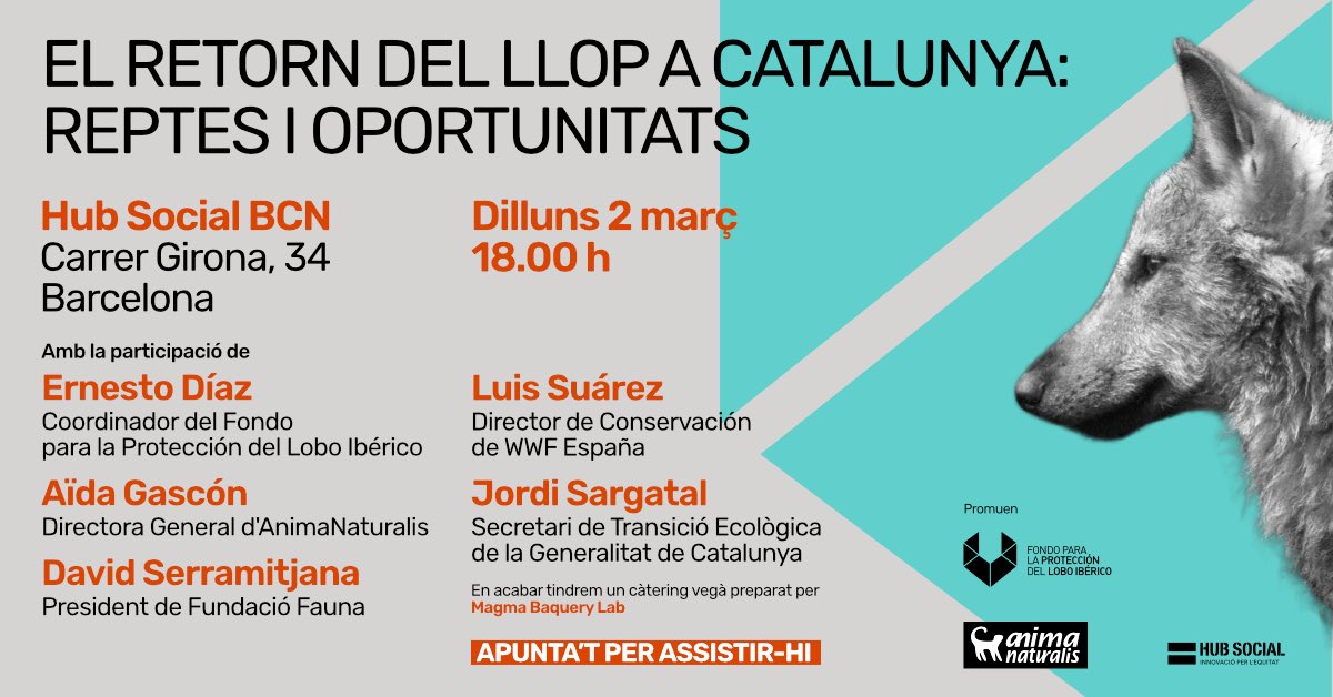 El Gobierno de Aragón ha remitido a la Comisión Europea un informe porque quieren poder empezar a matar lobos para "proteger a la ganadería". Se estima que en Aragón hay una población — literalmente — de 3-4 lobos. 

¿Se puede ser más hijos de puta? El lunes hablaremos de ello 👇