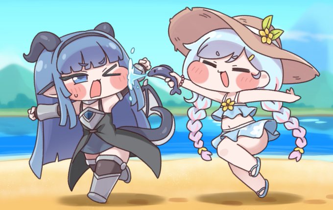 ピューッピューーッ!🐬
#トリッカル #Trickcal 