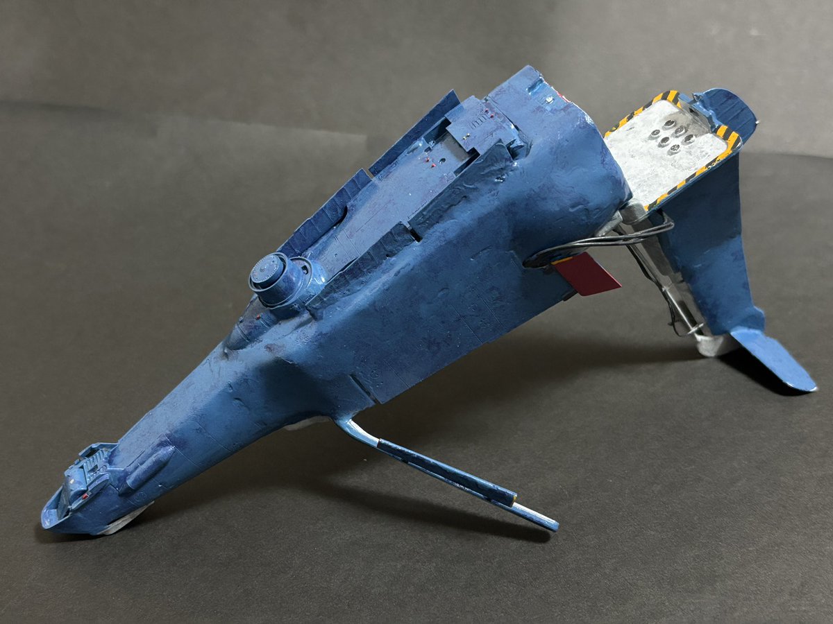 なんとか塗装まで完了 あとは、デカール探してデカール貼って、汚して