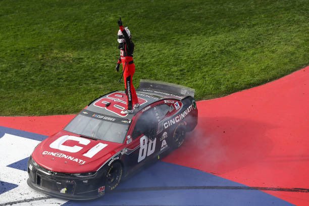 On this day in 2020, Alex Bowman won at Fontana!