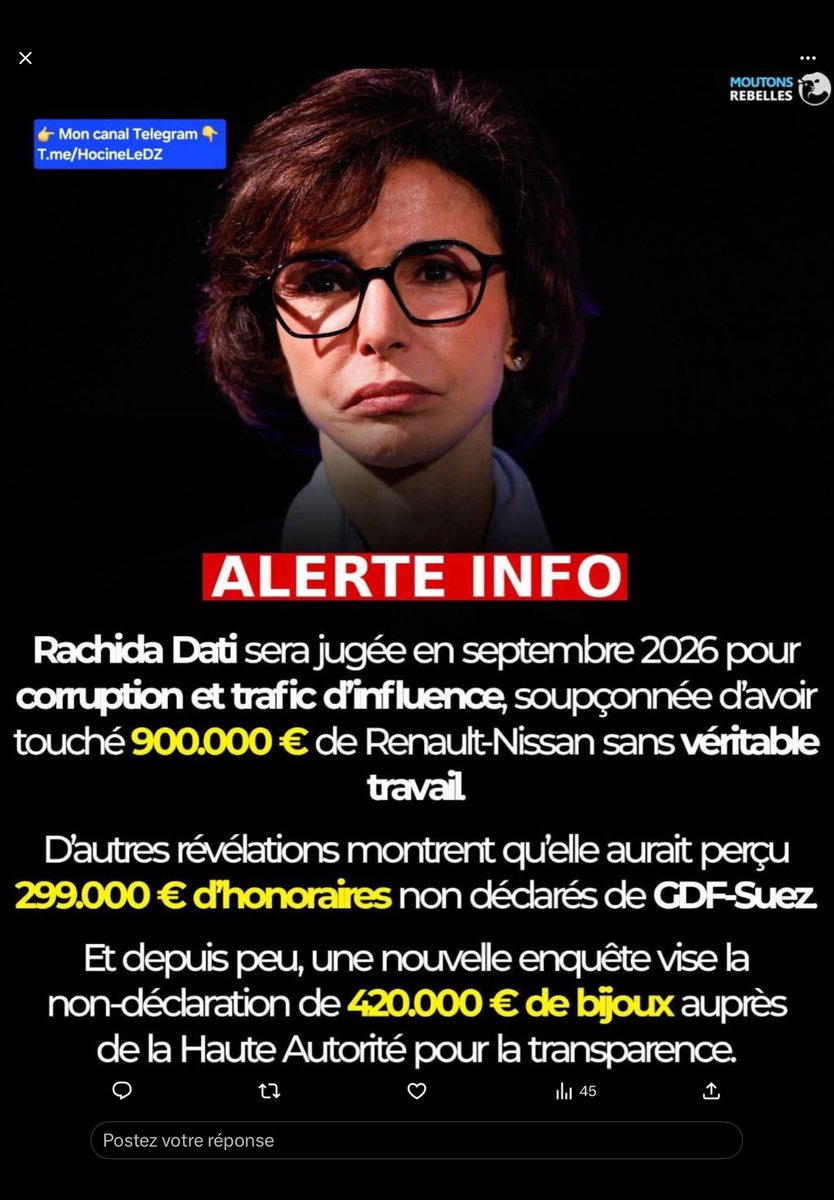 Lilou5754's tweet photo. @PourDati2026 @datirachida 🥂🐢✊️ #StopCorruption #TraficDInfluence La france rance et puante. Juste pouvoir et privilèges. https://t.co/tbbnGXoV2q
