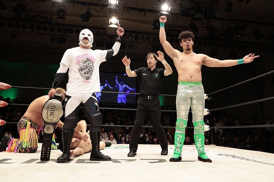 待ちに待った試合。

遺恨清算ならず。

そしてGHCタッグに向けて、勢いづけられなかった近藤さんに申し訳ないです。

またLTJとやらせてください。

 #noah_ghc