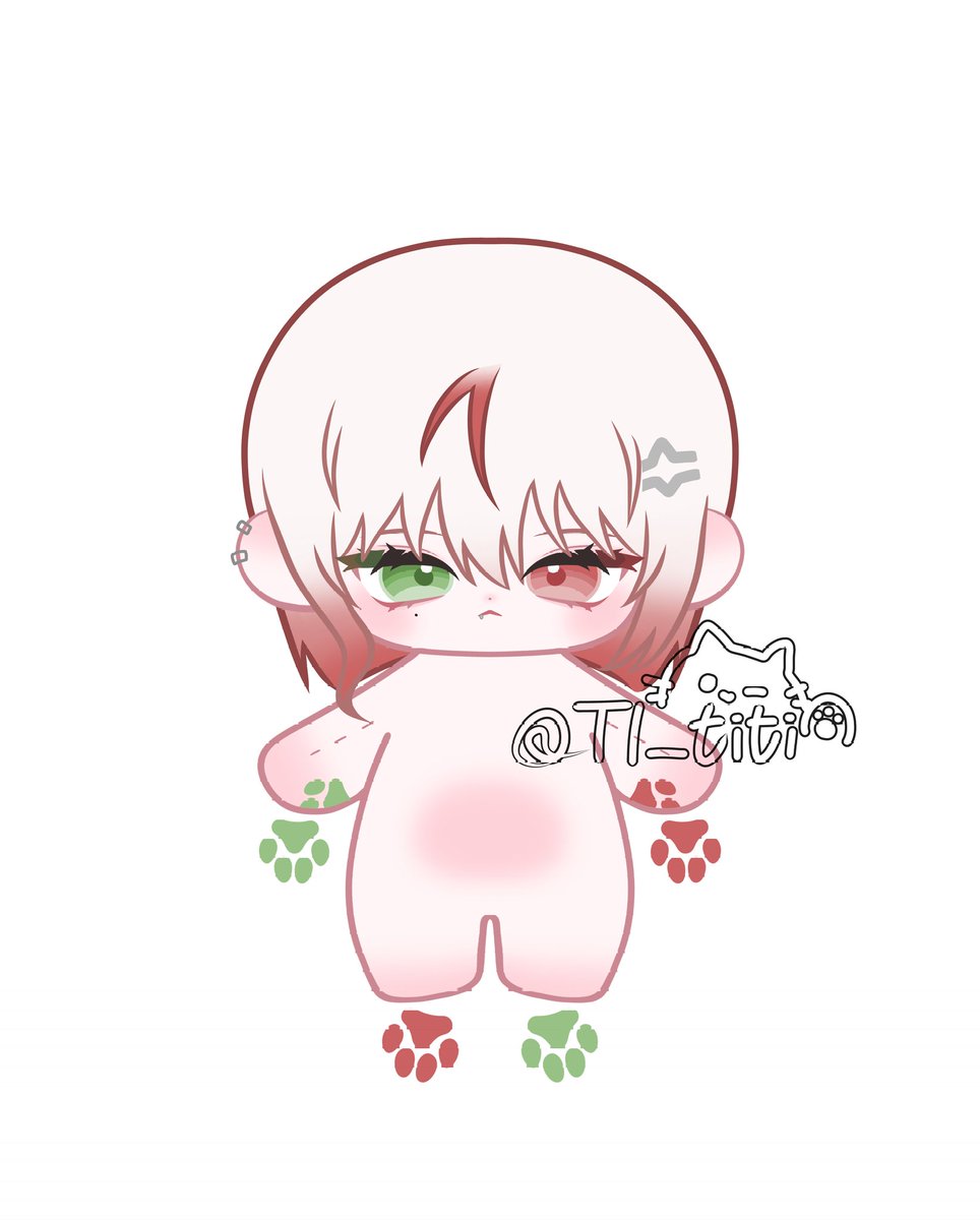 자캐속성
#티티도안
#솜인형도안
#솜도안커미션