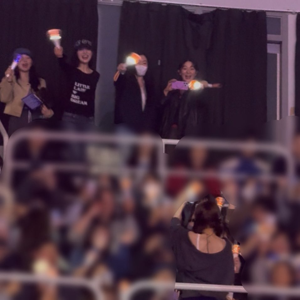 kseulgijjang's tweet photo. red velvet will always break the disbanded group allegations  LOOK AT THEM SUPPORTING EACH OTHER'S CONCERT 😭😭😭😭 https://t.co/77zOQ1eSDr