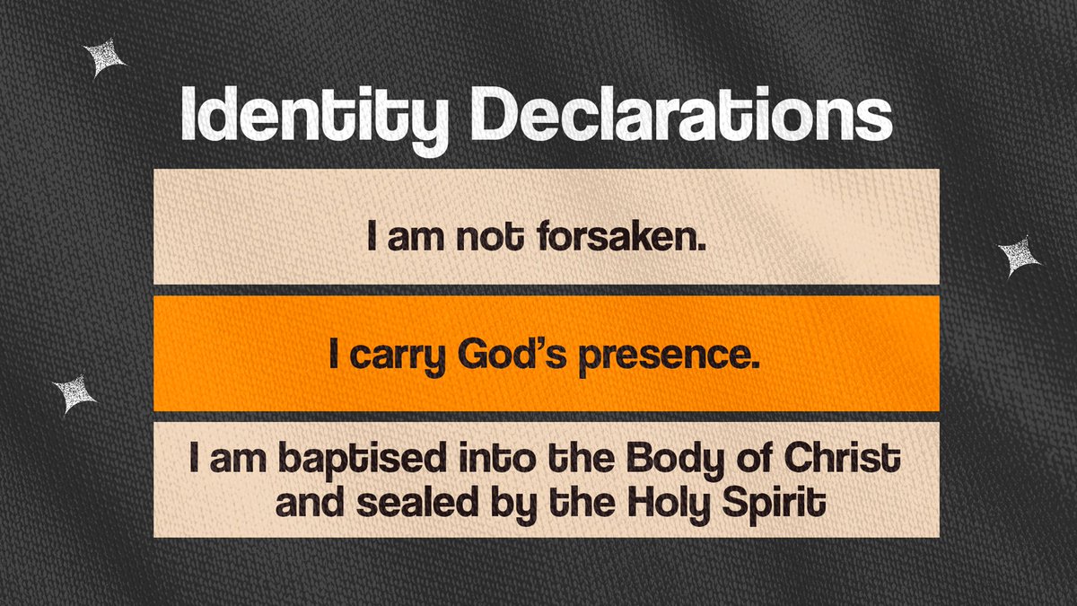 elevationIKD's tweet image. #sermon
The Spirit guarantees
- You are not orphaned
- You are not abandoned 
- You are not unsupported

#ThanksgivingService
#SundaysAtTec
#ElevationIkorodu